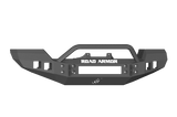 Road Armor 512R4B 2007-2018 Jeep Wrangler JK Winch Front Bumper with Pre-Runner Guard and Square Light Holes - Satin Black-BumperStock