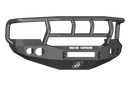 Road Armor 60502B-NW 2005-2007 Ford F250/F350/F450 / Excursion Non-Winch Front Bumper with Titan II Guard and Round Light Holes - Satin Black-BumperStock
