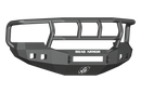 Road Armor 605R2B-NW 2005-2007 Ford F250/F350/F450 / Excursion Non-Winch Front Bumper with Titan II Guard and Square Light Holes - Satin Black-BumperStock