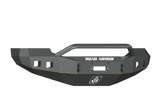 Road Armor Stealth 605R4B 2005-2007 Ford F250/F350/F450/Excursion Winch Front Bumper with Pre-Runner Guard and Square Light Cutouts - BumperStock