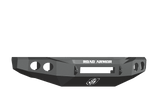 Road Armor 60800B-NW 2008-2010 Ford F250/F350/F450 Non-Winch Front Bumper with Base Guard and Round Light Holes - Satin Black-BumperStock