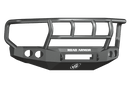 Road Armor 60802B-NW 2008-2010 Ford F250/F350/F450 Non-Winch Front Bumper with Titan II Guard and Round Light Holes - Satin Black-BumperStock