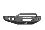Road Armor 60804B-NW 2008-2010 Ford F250/F350/F450 Non-Winch Front Bumper with Pre-Runner Guard and Round Light Holes - Satin Black-BumperStock