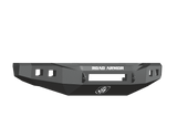Road Armor 608R0B-NW 2008-2010 Ford F250/F350/F450 Non-Winch Front Bumper with Base Guard and Square Light Holes - Satin Black-BumperStock