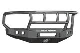 Road Armor 608R2B-NW 2008-2010 Ford F250/F350/F450 Non-Winch Front Bumper with Titan II Guard and Square Light Holes - Satin Black-BumperStock