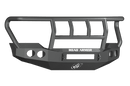 Road Armor 61102B-NW 2011-2016 Ford F250/F350/F450 Non-Winch Front Bumper with Titan II Guard and Round Light Holes - Satin Black-BumperStock