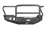 Road Armor 61105B 2011-2016 Ford F250/F350/F450 Winch Front Bumper with Lonestar Guard and Round Light Holes - Satin Black-BumperStock