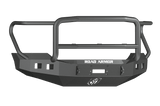 Road Armor 611R5B 2011-2016 Ford F250/F350/F450 Winch Front Bumper with Lonestar Guard and Square Light Holes - Satin Black-BumperStock