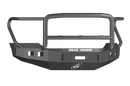 Road Armor 611R5B 2011-2016 Ford F250/F350/F450 Winch Front Bumper with Lonestar Guard and Square Light Holes - Satin Black-BumperStock