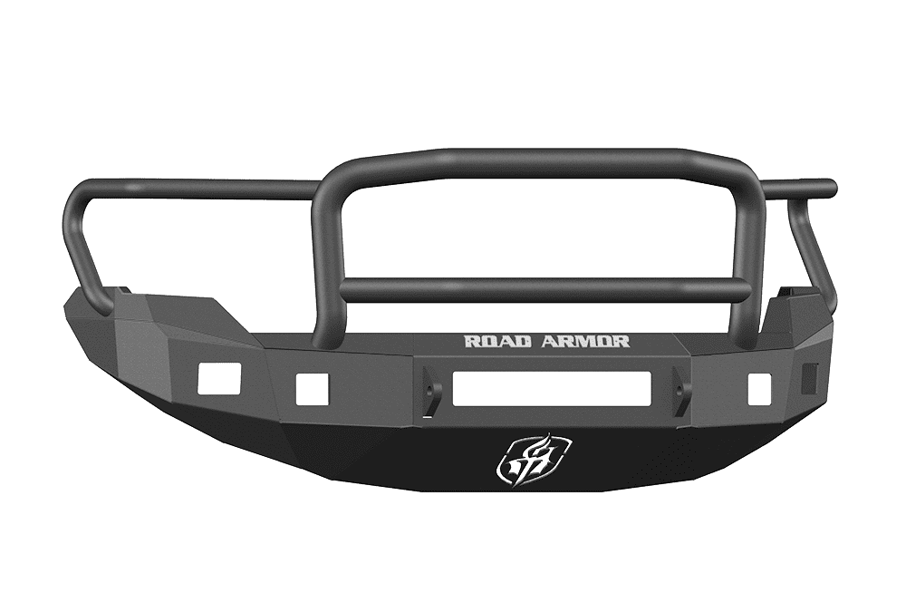 Road Armor 613R5B-NW 2009-2014 Ford F150 Non-Winch Front Bumper with Lonestar Guard and Square Light Holes - Satin Black-BumperStock