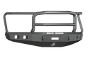 Road Armor 615R5B 2015-2017 Ford F150 Winch Front Bumper with Lonestar Guard and Square Light Holes - Satin Black-BumperStock