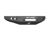Road Armor 61740B-NW 2017-2021 Ford F450/F550 Non-Winch Front Bumper with Base Guard and Square Light Holes - Satin Black-BumperStock
