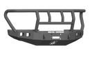 Road Armor 61742B 2017-2020 Ford F450/F550 Winch Front Bumper with Titan II Guard and Square Light Holes - Satin Black-BumperStock