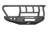 Road Armor 61742B-NW 2017-2020 Ford F450/F550 Non-Winch Front Bumper with Titan II Guard and Square Light Holes - Satin Black-BumperStock