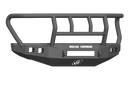 Road Armor 61742B-NW 2017-2020 Ford F450/F550 Non-Winch Front Bumper with Titan II Guard and Square Light Holes - Satin Black-BumperStock