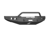 Road Armor 61744B 2017-2020 Ford F450/F550 Winch Front Bumper with Pre-Runner Guard and Square Light Holes - Satin Black-BumperStock