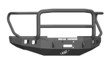 Road Armor 61745B 2017-2020 Ford F450/F550 Winch Front Bumper with Lonestar Guard and Square Light Holes - Satin Black-BumperStock