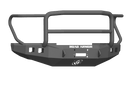 Road Armor 61745B 2017-2020 Ford F450/F550 Winch Front Bumper with Lonestar Guard and Square Light Holes - Satin Black-BumperStock