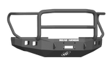 Road Armor 617F5B 2017-2020 Ford F250/F350 Winch Front Bumper with Lonestar Guard and Square Light Holes - Satin Black-BumperStock