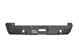 Road Armor 618S0B 2008-2016 Ford F250/F350/F450 Winch Rear Bumper with Sensor Guard and Rectangle Light Holes - Satin Black-BumperStock