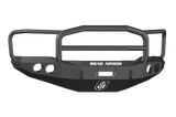 Road Armor 66005B 1999-2004 Ford F250/F350/F450 Winch Front Bumper with Lonestar Guard and Round Light Holes - Satin Black-BumperStock