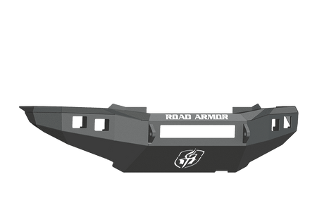 Road Armor 905R0B-NW 2012-2015 Toyota Tacoma Non-Winch Front Bumper with Base Guard and Square Light Holes - Satin Black-BumperStock