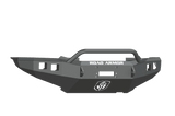 Road Armor 905R4B 2012-2015 Toyota Tacoma Winch Front Bumper with Pre-Runner Guard and Square Light Holes - Satin Black-BumperStock