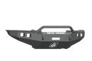 Road Armor 905R4B 2012-2015 Toyota Tacoma Winch Front Bumper with Pre-Runner Guard and Square Light Holes - Satin Black-BumperStock