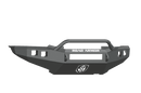 Road Armor 905R4B-NW 2012-2015 Toyota Tacoma Non-Winch Front Bumper with Pre-Runner Guard and Square Light Holes - Satin Black-BumperStock