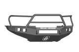 Road Armor 905R5B-NW 2012-2015 Toyota Tacoma Non-Winch Front Bumper with Lonestar Guard and Square Light Holes - Satin Black-BumperStock