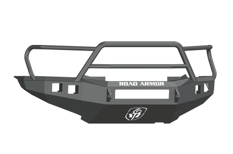 Road Armor 905R5B-NW 2012-2015 Toyota Tacoma Non-Winch Front Bumper with Lonestar Guard and Square Light Holes - Satin Black-BumperStock