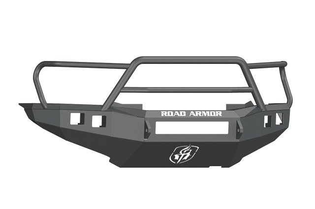 Road Armor 905R5B-NW 2012-2015 Toyota Tacoma Non-Winch Front Bumper with Lonestar Guard and Square Light Holes - Satin Black-BumperStock