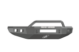 Road Armor 914R4B-NW 2014-2021 Toyota Tundra Non-Winch Front Bumper with Pre-Runner Guard and Square Light Holes - Satin Black-BumperStock