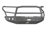 Road Armor 914R5B 2014-2021 Toyota Tundra Winch Front Bumper with Lonestar Guard and Square Light Holes - Satin Black-BumperStock