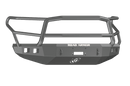 Road Armor 914R5B 2014-2021 Toyota Tundra Winch Front Bumper with Lonestar Guard and Square Light Holes - Satin Black-BumperStock