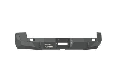 Road Armor 99020B 2005-2015 Toyota Tacoma Winch Rear Bumper with Base Guard and Rectangle Light Holes - Satin Black-BumperStock