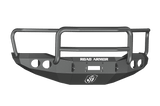 Road Armor 99031B 2007-2013 Toyota Tundra Winch Front Bumper with Lonestar Guard and Round Light Holes - Satin Black-BumperStock