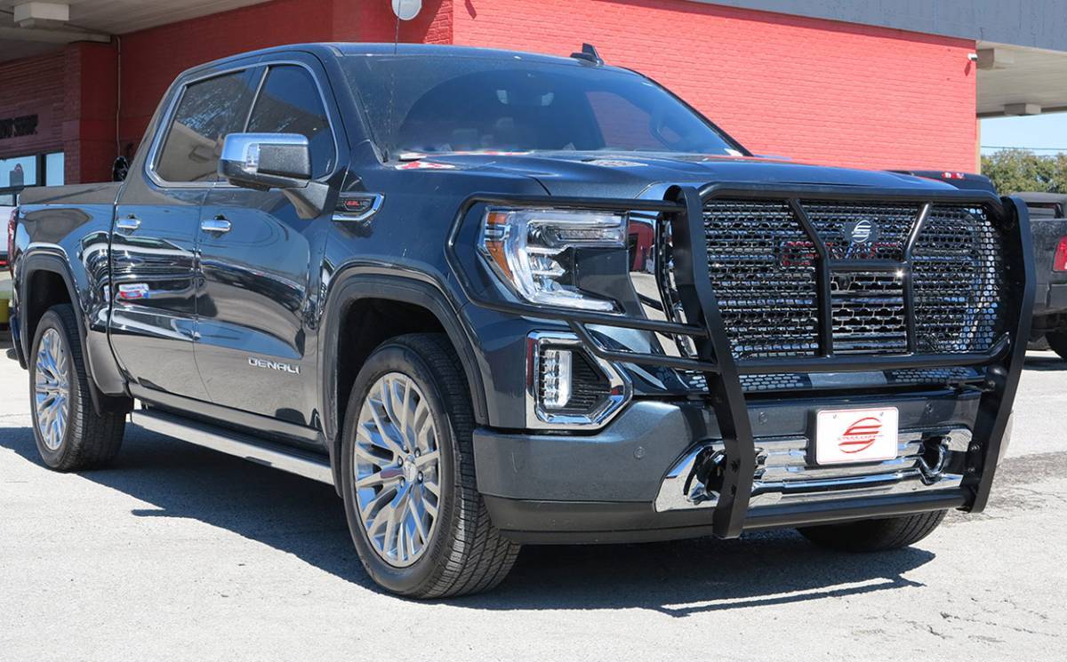 Steelcraft 50-0438C 2019-2021 GMC Sierra 1500 HD Front Grille Guard-BumperStock