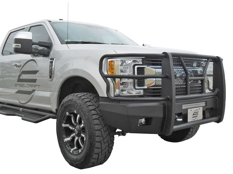 Steelcraft Elevation front bumper on 2017-2022 Ford F250 Super Duty - BumperStock