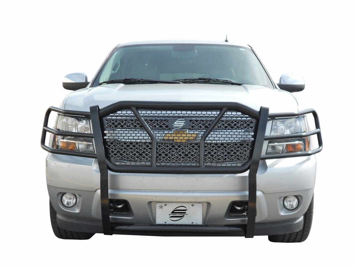 Steelcraft 50-0290 2007-2014 Chevy Suburban/Tahoe HD Front Grille Guard-BumperStock