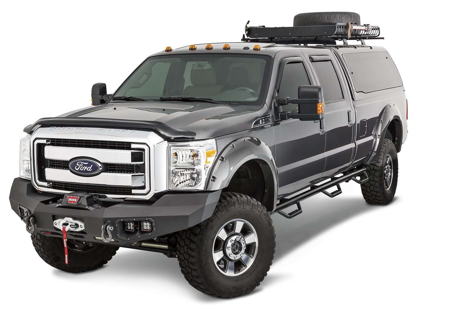 WARN Ascent 2011-2016 Ford F250/F350 Front Bumper 100917-BumperStock